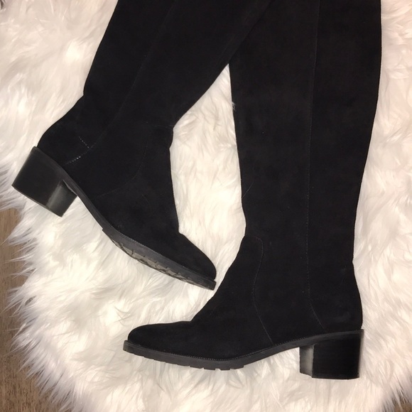 Black Suede Boots - Picture 4 of 6